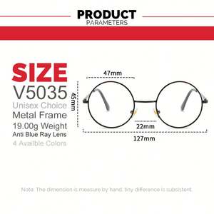 Gafas de Sol Unisex de Moda 2025 con Lentes Redondos que Cambian de Color, Protección UV400, Fotocromáticas, Bloqueo de Luz Azul, Gafas para Computadora - Product Image 4