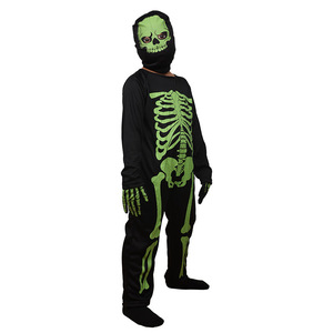 Disfraz de Esqueleto Brillante en la Oscuridad para Niños, Traje de Halloween, Disfraz Infantil para Fiestas de Cosplay - Product Image 3
