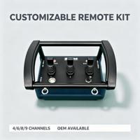 Control Remoto Inalámbrico Hidráulico Proporcional Industrial Portátil para Equipos de Elevación Pequeños de Almacén
