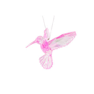 एक्रिलिक पक्षी आकार लटकन सजावट के लिए फांसी इनडोर दीवार के साथ क्रिसमस वृक्ष के गहने - Product Image 1