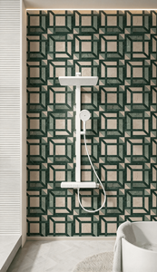 Mosaico de Mármol Verde Esmeralda Desértico, Mosaico de Piedra Natural Pulido, Mosaico Cuadrado para Cocina, Baño, Pared, Piso y Revestimiento - Product Image 2