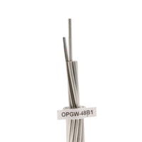 Câble de communication optique autonome tout-diélectrique monomode Huanneng OPGW, sections transversales 40/50/70/90