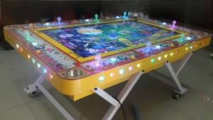 Populaire 6 joueurs 55 pouces LCD Table pliable Machine vidéo pêche <span class=keywords><strong>jeu</strong></span> à jetons conception Unique <span class=keywords><strong>jeu</strong></span> <span class=keywords><strong>de</strong></span> poisson - Product Image 4