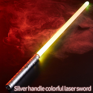 ZLang 1pc 7 couleurs métal éclairer épée FX son rvb <span class=keywords><strong>sabre</strong></span> <span class=keywords><strong>laser</strong></span> épée Rechargeable pour enfants adultes - Product Image 2