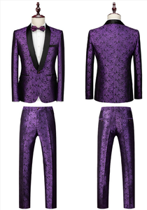 <span class=keywords><strong>M</strong></span>-6XL Set pakaian malam pengantin pria, dua potong pakaian gaun malam + celana - Product Image 3