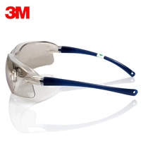 Gafas de Protección Contra el Polvo 3M 10436 Originales, Color Marrón, Modelo Chino, Lentes Reflectantes para Interiores y Exteriores, Resistentes a los Arañazos