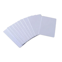 Cartes sans contact RFID blanches vierges 125kHz en PVC pour cartes de membre professionnelles