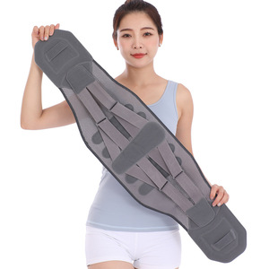 Leyubang Waist Support Belt Adult Gray S/M/L/XL Breathable Mesh Adjustable Lumbar Protection - Product Image 2