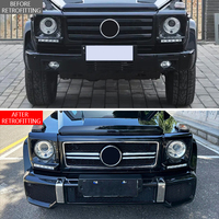 Parachoques Delantero G63 para Modificación de Automóviles 2002-2018, Parachoques Delantero Grande Dedicado para Benz Clase G W463