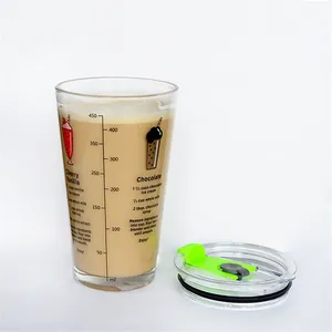 도매 내열 재사용 가능한 커피 컵 유리 뚜껑