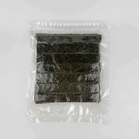 Nori de sushi croustillant vert foncé, algues marines naturelles séchées et grillées, sac de 19x10cm, marque Jinheng, durée de conservation de 12 mois