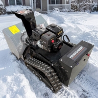 Souffleuse à neige sur chenilles, équipement de déneigement, largeur de balayage 1000 mm, nettoyage à grande échelle pour les zones résidentielles et commerciales