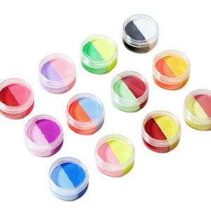 Caja de 12 Compartimentos con 8 Colores de Pintura Facial y Corporal Natural, Soluble en Agua, Brillante en la Oscuridad, para Niños, <span class=keywords><strong>Navidad</strong></span> - Product Image 1