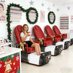 PronneBeauty nouveauté salon & spa durable conception de prévention des reflux salon spa <span class=keywords><strong>chaise</strong></span> de pédicure avec éclairage - Product Image 2