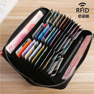 2020 <span class=keywords><strong>marca</strong></span> <span class=keywords><strong>de</strong></span> moda señoras Unisex Casual <span class=keywords><strong>carteras</strong></span> largas RFID cremallera teléfono móvil monedero bolso <span class=keywords><strong>de</strong></span> mano cubierta cierre colorido PU cuero - Product Image 1