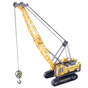 Modèles de véhicules en alliage : Excavatrice, Bétonnière, Grue - Ensemble de jouets d'ingénierie pour enfants pour le jeu imaginatif - Product Image 3