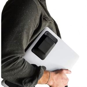Mini sacoche portable en coton pour ordinateur portable avec accessoires numériques adhésifs, sac de rangement moderne et élastique pour souris et disque dur SSD - Product Image 4