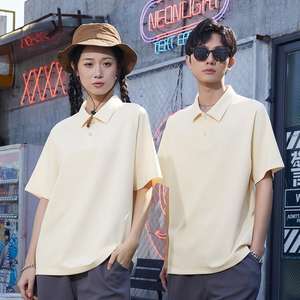 Polo de Algodón Tejido de Alta Calidad 240GSM para Mujer, Manga Corta, Suave y Transpirable, con Estampado en el Pecho, Estilo Casual Urbano 2026 - Product Image 2