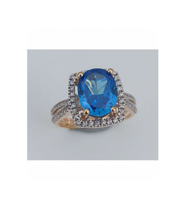 Bague pour femme en or 18 carats raffiné, avec un design élégant et magnifique, accessoire de mode élégant, idéal pour les cadeaux d'anniversaire - Product Image 2