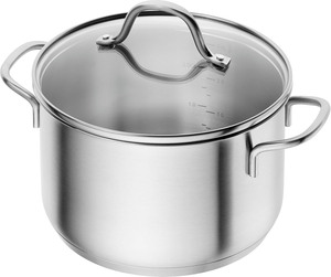 ty-Kitchenware Premium Tri-Ply Stainless Steel Cookware <b>Set</b> with Mirror Polish and Glass Lid - Product Image 4