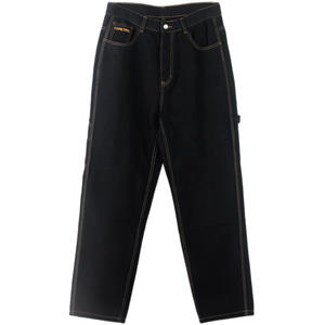 Jeans ample vintage en denim pour hommes, style hip-hop, boutique de skateboard et de danse de rue de la côte ouest des États-Unis - Product Image 1