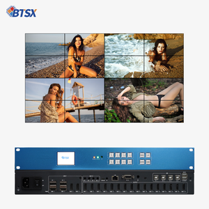 N0-compression video ma trận chuyển đổi, 4 đầu vào 16 đầu ra <span class=keywords><strong>HDMI</strong></span> Video tường điều khiển KVM đa màn hình nối bộ xử lý video - Product Image 3