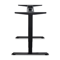 Bureau debout électrique moderne ergonomique à double moteur, cadre de table réglable en hauteur, bureau assis-debout pour ordinateur, bureau à domicile