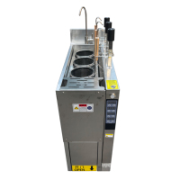 Cuiseur à nouilles électrique commercial automatique à 3 trous, 4,5/6 kW, 23 L, pour restaurants de restauration rapide