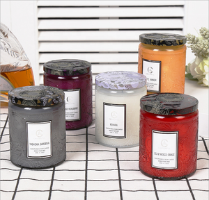 Leere elegante Kunst dekorative rote Tee weiß grau lila nordische Hochzeit Weihnachten Kerze Gläser Gläser Halter Lieferanten - Product Image 3