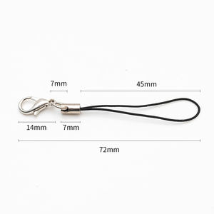 Tube en aluminium flexible de couleur suspendu anneau unique 303 fermoir mousqueton - Product Image 2