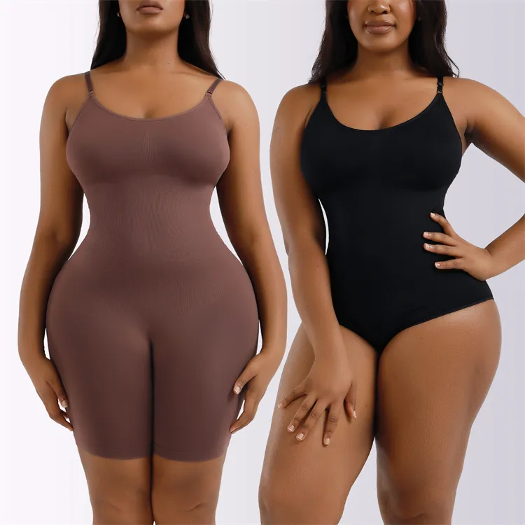 Plus Size Women Seamless Shapewear Bodysuit High Quality One Piece Fit Slimming Tummy Control Full Body Shaper
