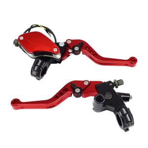 22MM 7/8 Inch Double Pump Motorcycle Engine <b>Master</b> <b>Cylinder</b> Hydraulic <b>Brake</b> & Clutch Levers Essential Controls - Product Image 1