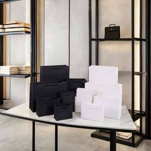 Paper <b>Bag</b> Print Cheap Supplier Custom Logo Luxury China Luxury Packaging <b>Clothing</b> Packaging Heat Seal Gravure Printing Art Paper - Product Image 3