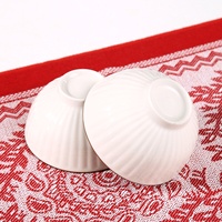 Ensemble de bols en céramique peints à la main, compatibles micro-ondes, thème Noël nordique transfrontalier, avec motif Père Noël, en coffret cadeau souvenir, cadeau d'inauguration