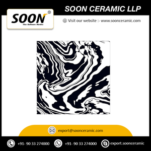 Soon Ceramic High Demand Glazed Black Fusion Vitrified Tiles 2x2 Inch Porcelain Floor Tile Non-Slip for Home Villa Exterior Use - Product Image 4