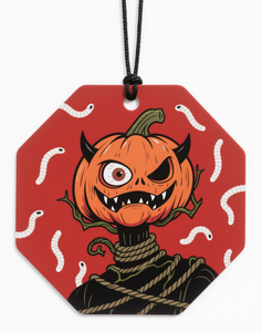 Ambientador de coche <span class=keywords><strong>Perfume</strong></span> Papel Fantasma Calabaza Halloween Parabrisas Montado Colgante portátil - Product Image 2