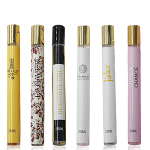 <span class=keywords><strong>Profumo</strong></span> tascabile di fascia alta donna 35ml <span class=keywords><strong>Lady</strong></span> Spray Fragrance Fruital Floral Wood Marine odore di lunga durata OEM ODM fabbrica di profumi - Product Image 1