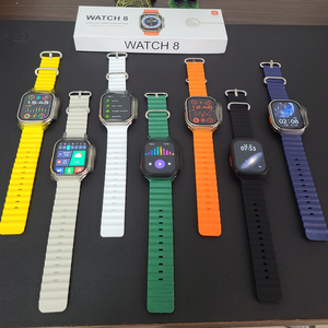 Montre connectée carrée S8ultra/S9 pour hommes et femmes, bracelet en silicone, boîtier en alliage d'aluminium, suivi d'activité, fréquence cardiaque, magnétique - Product Image 6