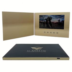Brand New Technology Promotional Customized Handmade Digital <b>Photo</b> <b>Box</b> Motion Display Gift Card LCD Screen Mailer Paper Video - Product Image 1