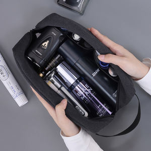 <span class=keywords><strong>Neceser</strong></span> de lona para hombre con logotipo personalizado, <span class=keywords><strong>neceser</strong></span> de viaje grande para hombre, kit Dopp de lona con múltiples bolsillos y ASA resistente - Product Image 3