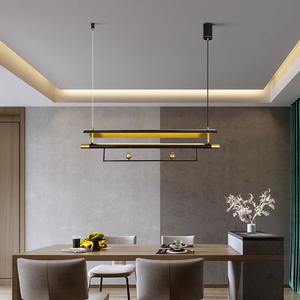 Lámpara de Araña Posmoderna de Cobre para Restaurante, Estilo Chino, Creativa, para Mesa de Comedor, Sala de Exposiciones, Bar, Salón de Té, Oficina, Alimentación CA - Product Image 1