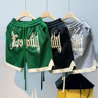 Celana Pendek Pria OEM Double Layer Sublimasi Breathable Hip Hop Baggy Jogger Gym Blank Basket Custom Mesh