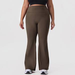 Pantalon de yoga évasé taille haute YIYI pour femme, effet push-up, coupe bootcut, leggings d'entraînement très élastiques avec poches - Product Image 5
