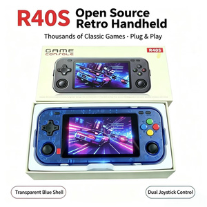 NEW R40S <b>Retro</b> Handheld <b>Game</b> <b>Console</b> Linux System 4 Inch IPS Screen <b>Portable</b> Pocket Video Player Wi-Fi 10000 <b>Games</b> Kid Gift - Product Image 1