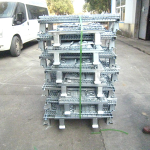 <span class=keywords><strong>Cages</strong></span> de stockage métalliques robustes Solution durable et peu encombrante pour le stockage de marchandises et d'équipements en entrepôt - Product Image 4