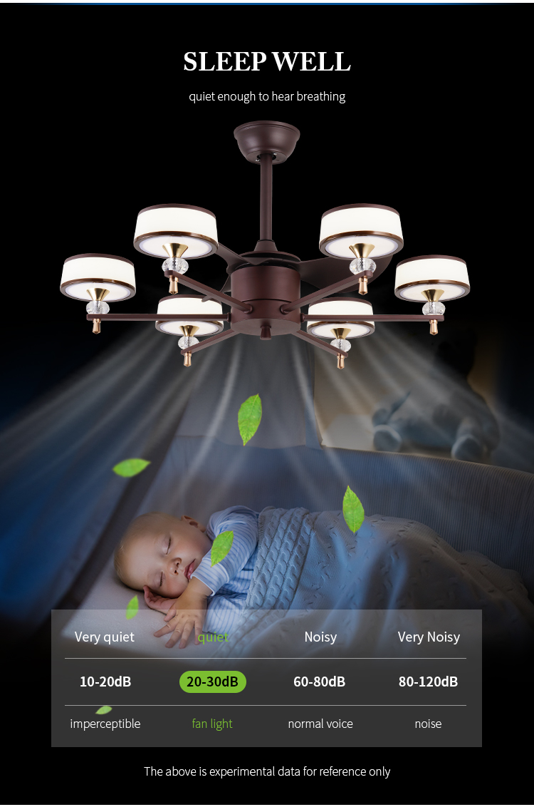 Breezelux  dining room ceiling fan lamp  modern simple household ultra-thin LED ceiling lamp