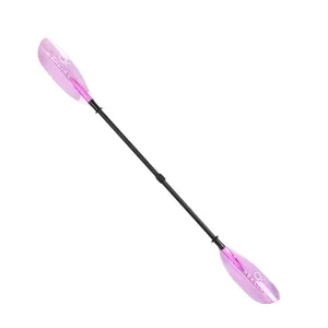 Transparante Paddle Blade Kajak Peddel Accessoire Opblaasbare Stand Up Paddle Surf Pp Blade Glasvezel Schacht Licht Gewicht