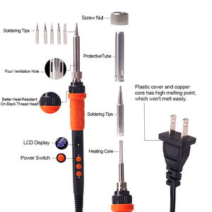 Pistolet de fer à souder professionnel avec température réglable électrique 90W 110V pour ingénieur de <span class=keywords><strong>laboratoire</strong></span> bricolage travail fait à la main - Product Image 2