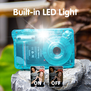 Máy ảnh bỏ túi nhỏ gọn, vỏ trong suốt, màn hình 2.7 inch, 4K, chụp ảnh 48MP, giá sỉ, dành cho sinh viên, quay vlog - Product Image 4