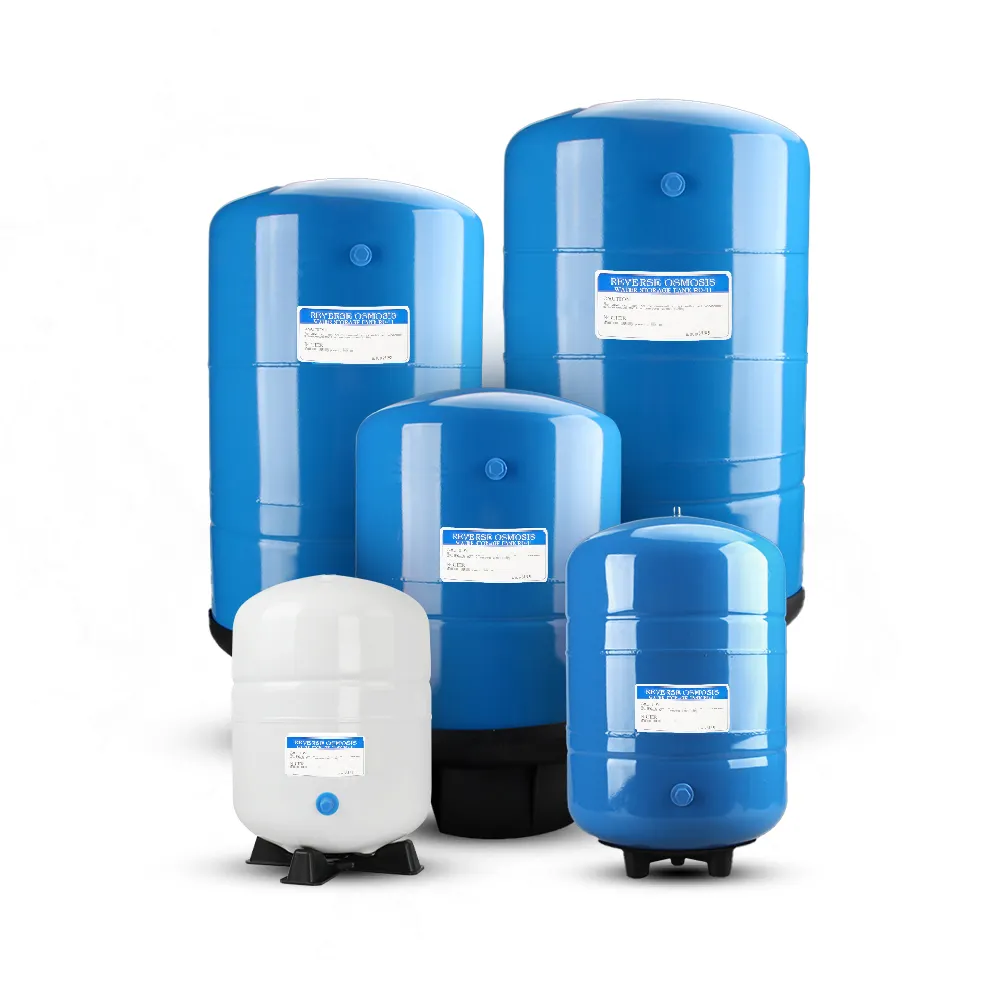 Qicen Aanpasbare Grote Flow Rvs 11GPD Ro Druk Water Tank Voor Water Filter
